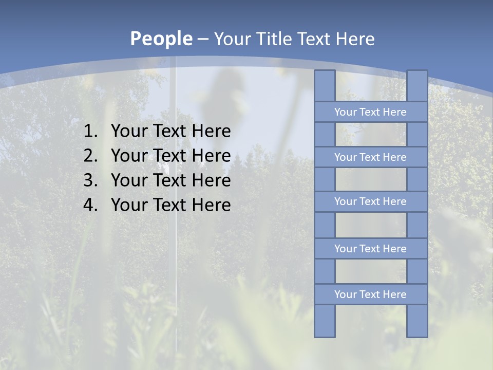A Field Of Dandelions With A Swedish Flag In The Background PowerPoint Template