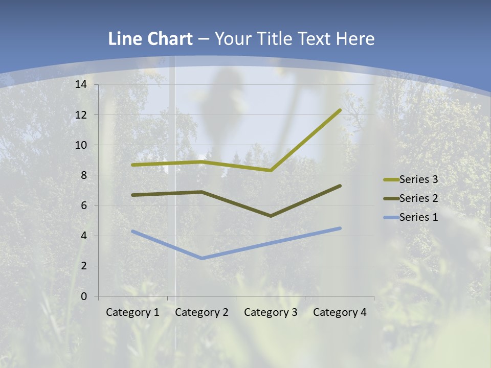 A Field Of Dandelions With A Swedish Flag In The Background PowerPoint Template