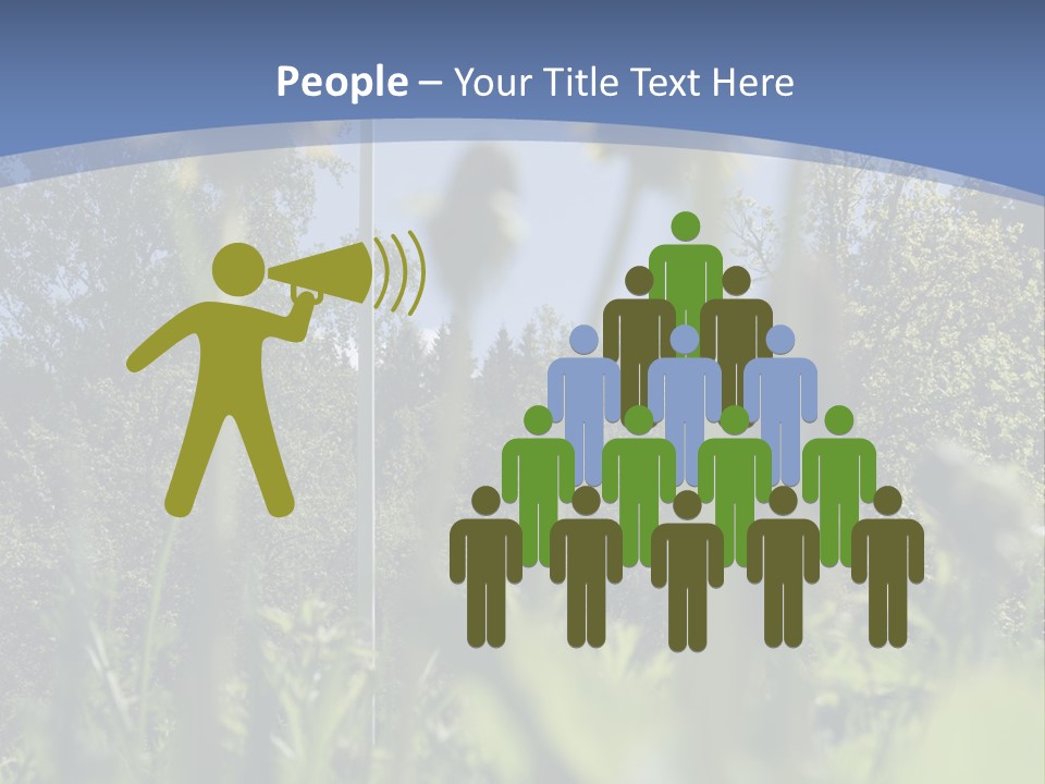 A Field Of Dandelions With A Swedish Flag In The Background PowerPoint Template