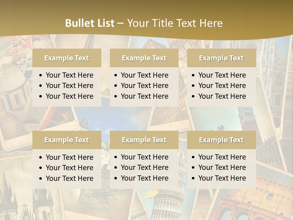 A Collage Of Pictures With The Words Name Of Presentation Company Name PowerPoint Template