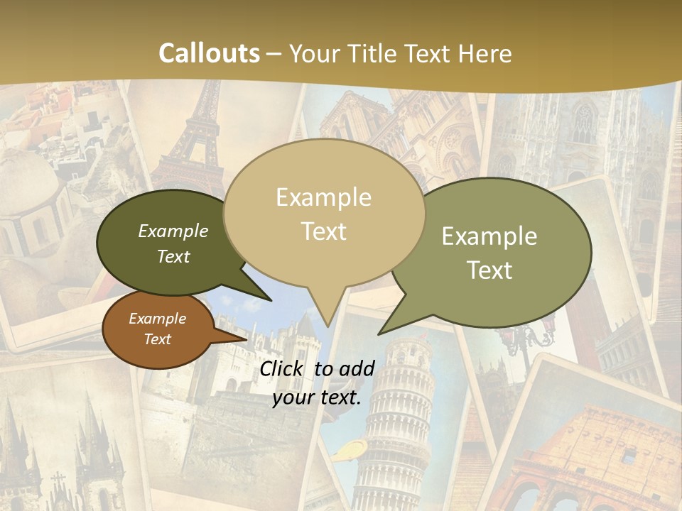 A Collage Of Pictures With The Words Name Of Presentation Company Name PowerPoint Template