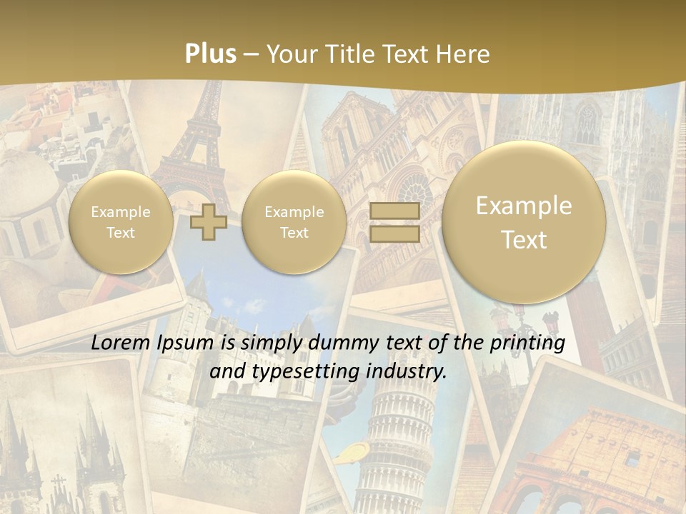 A Collage Of Pictures With The Words Name Of Presentation Company Name PowerPoint Template