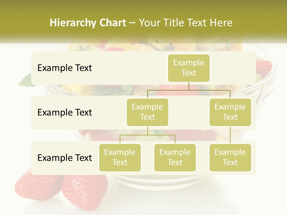 A Bowl Of Fruit Is Shown With Two Strawberries PowerPoint Template