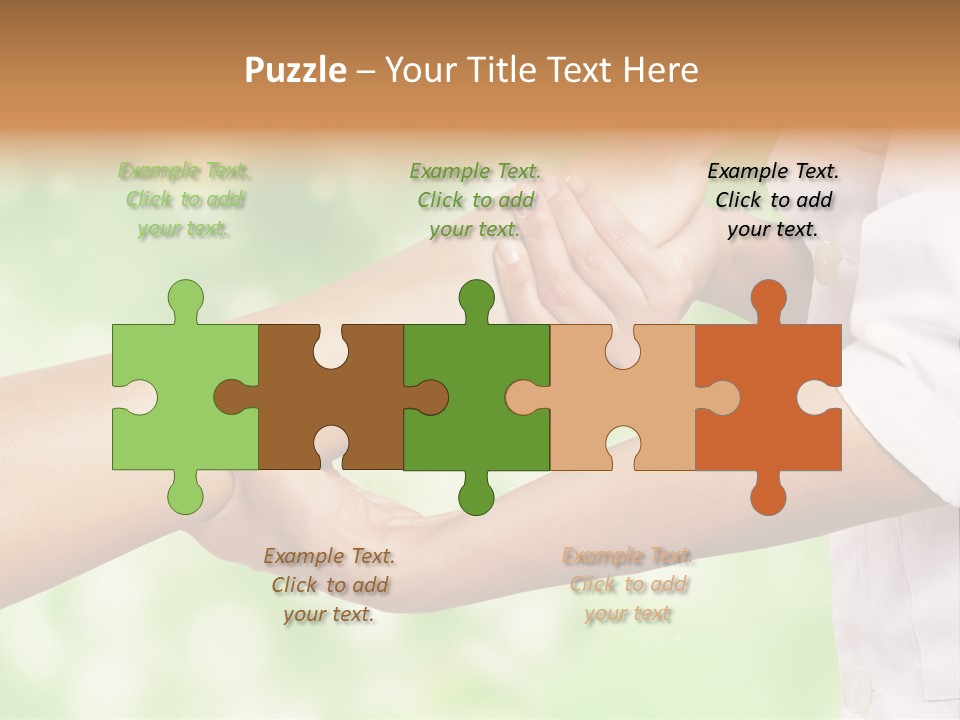 A Person Is Holding The Foot Of Another Person PowerPoint Template