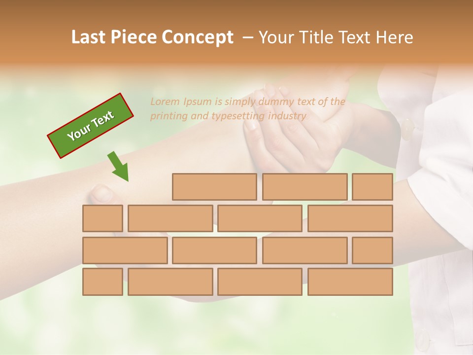 A Person Is Holding The Foot Of Another Person PowerPoint Template
