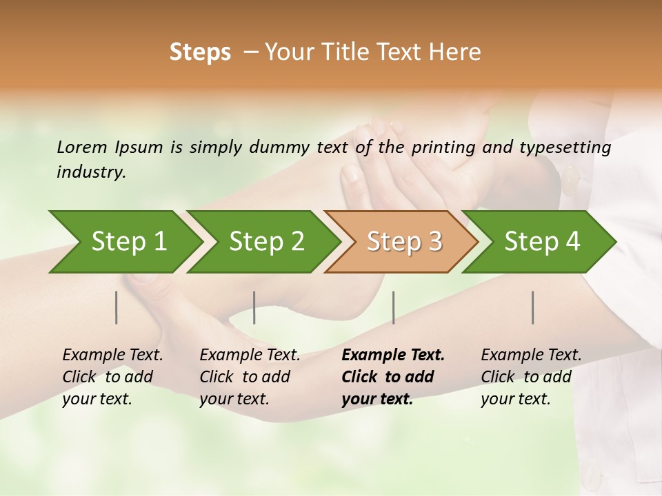 A Person Is Holding The Foot Of Another Person PowerPoint Template