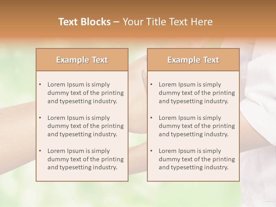 A Person Is Holding The Foot Of Another Person PowerPoint Template