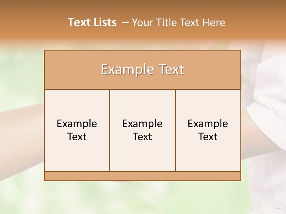 A Person Is Holding The Foot Of Another Person PowerPoint Template