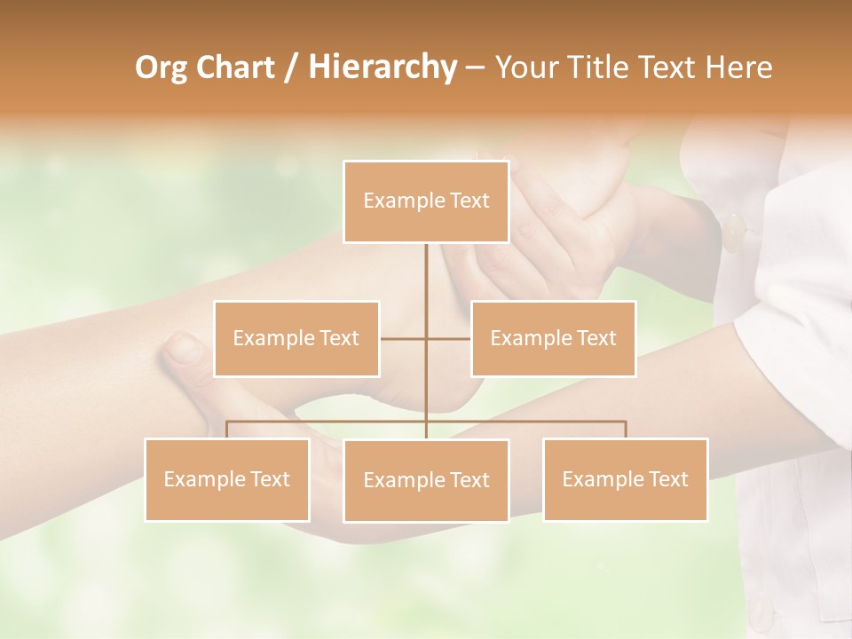 A Person Is Holding The Foot Of Another Person PowerPoint Template
