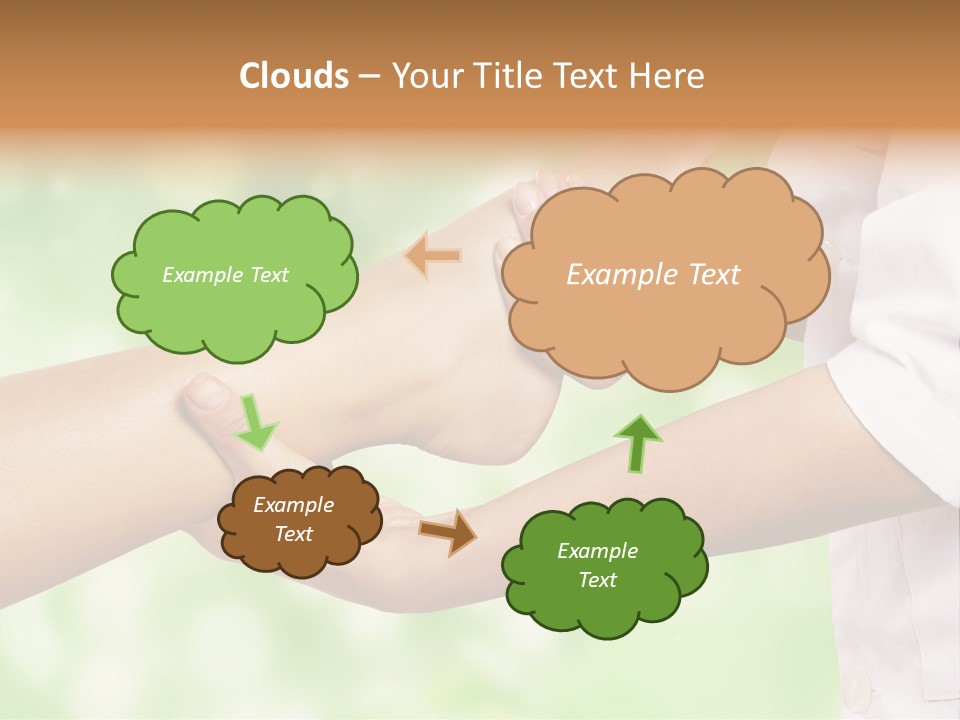 A Person Is Holding The Foot Of Another Person PowerPoint Template