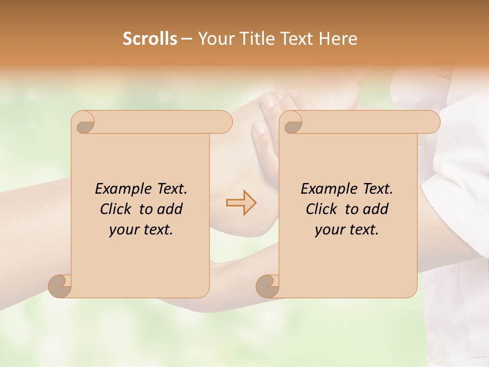 A Person Is Holding The Foot Of Another Person PowerPoint Template