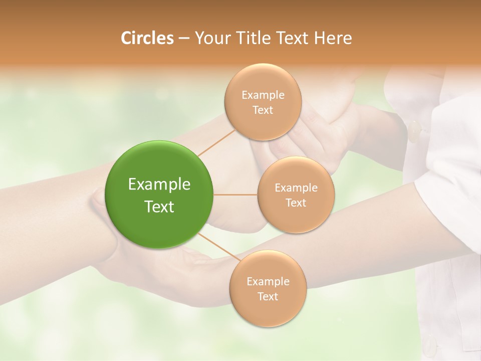 A Person Is Holding The Foot Of Another Person PowerPoint Template