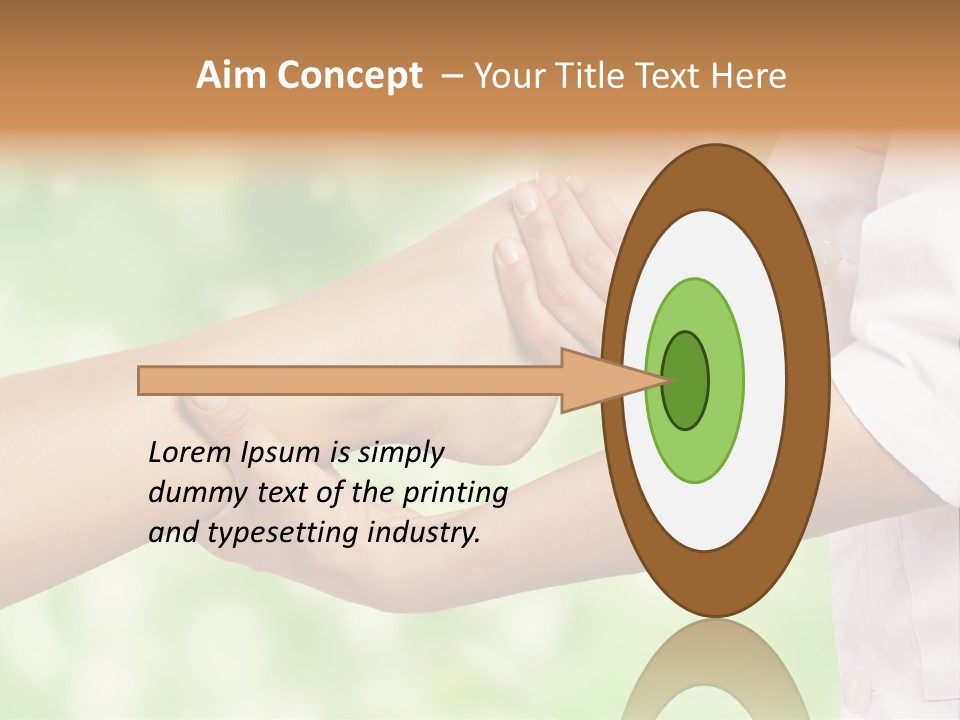 A Person Is Holding The Foot Of Another Person PowerPoint Template