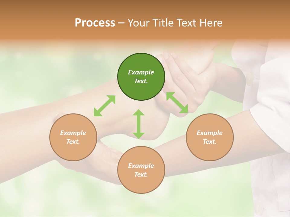 A Person Is Holding The Foot Of Another Person PowerPoint Template