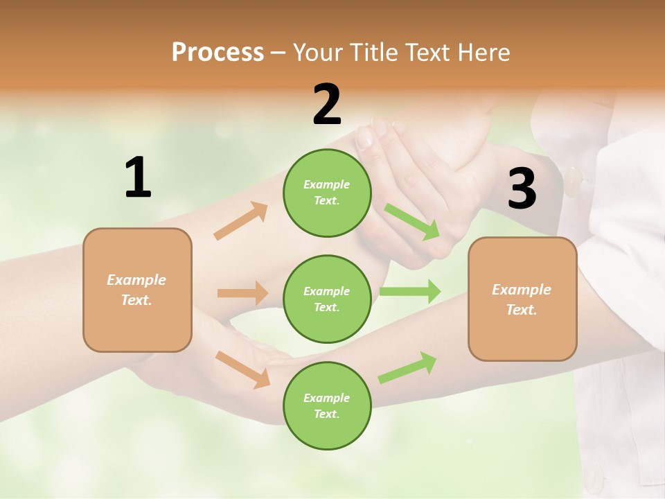A Person Is Holding The Foot Of Another Person PowerPoint Template