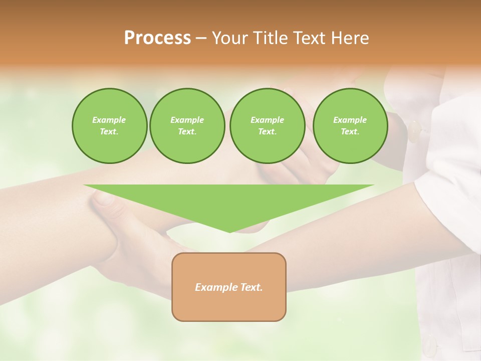 A Person Is Holding The Foot Of Another Person PowerPoint Template