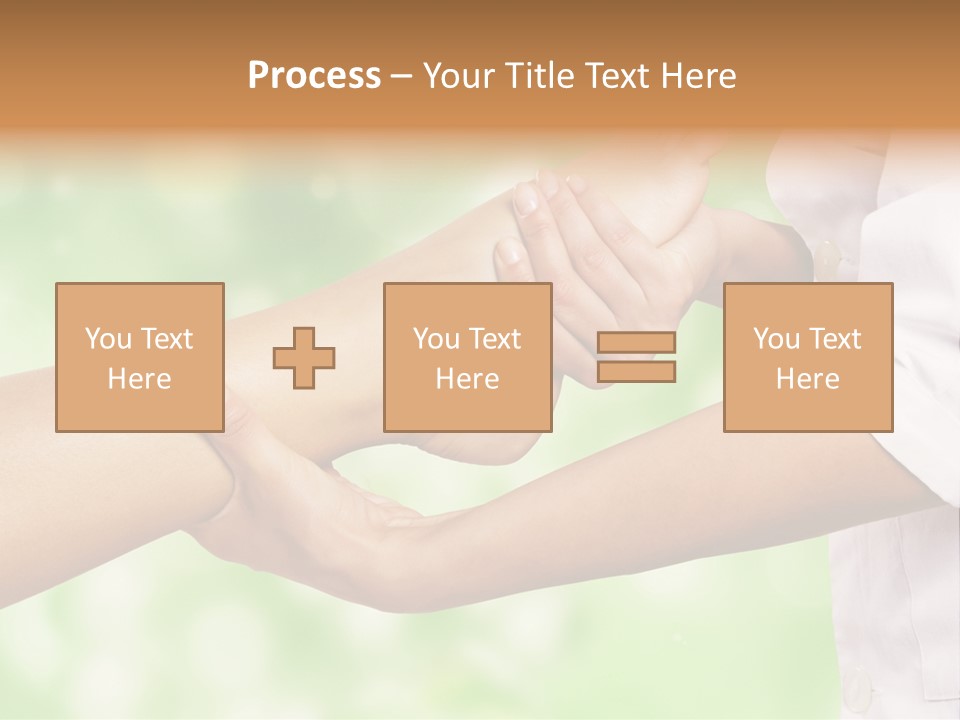 A Person Is Holding The Foot Of Another Person PowerPoint Template