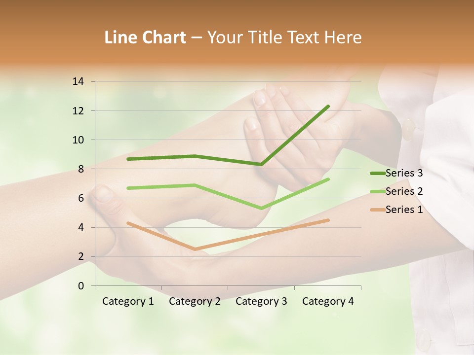 A Person Is Holding The Foot Of Another Person PowerPoint Template