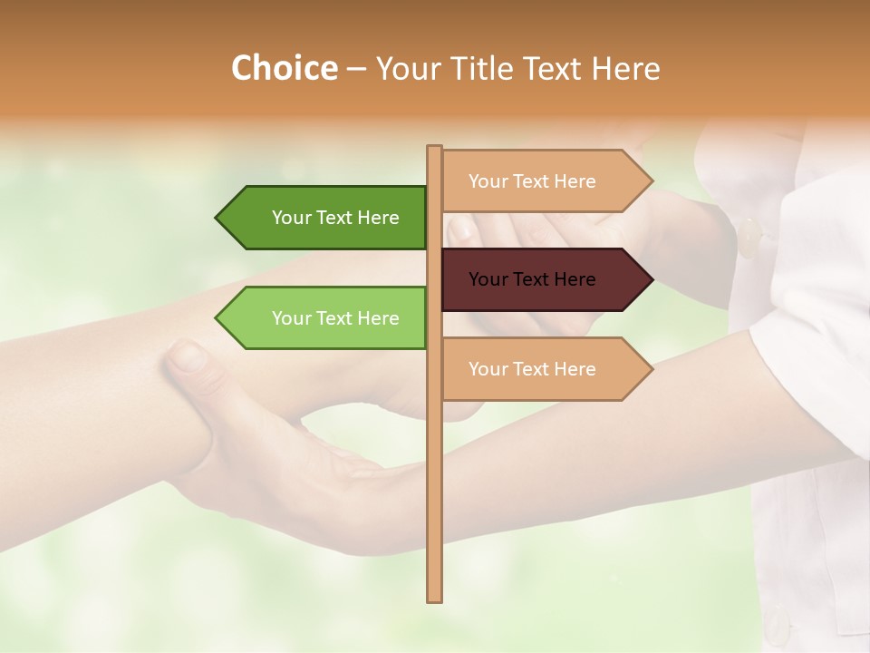 A Person Is Holding The Foot Of Another Person PowerPoint Template