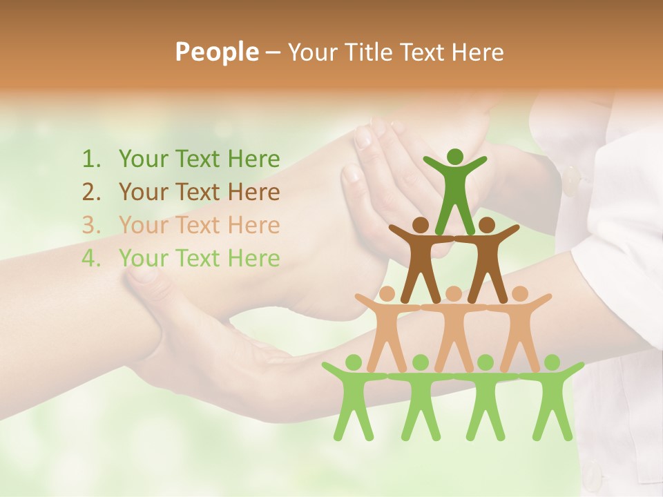 A Person Is Holding The Foot Of Another Person PowerPoint Template