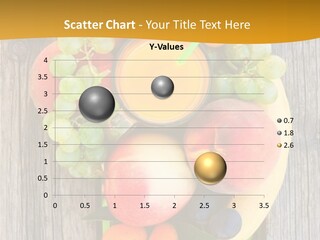 A Wooden Table Topped With Fruit And A Glass Of Juice PowerPoint Template