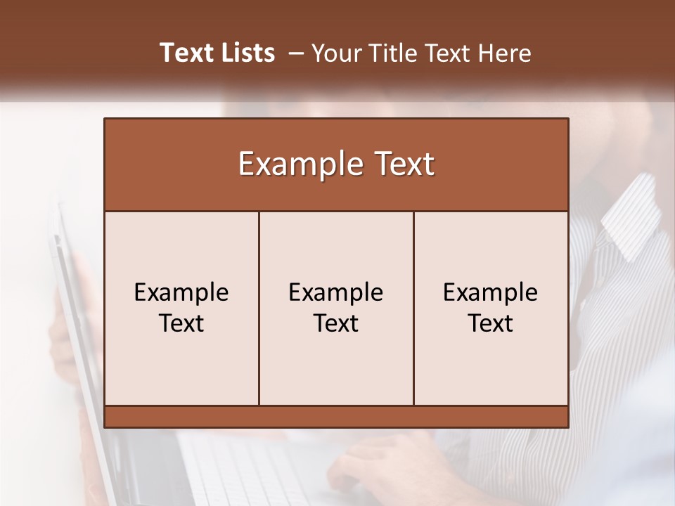 A Group Of People Looking At A Laptop PowerPoint Template
