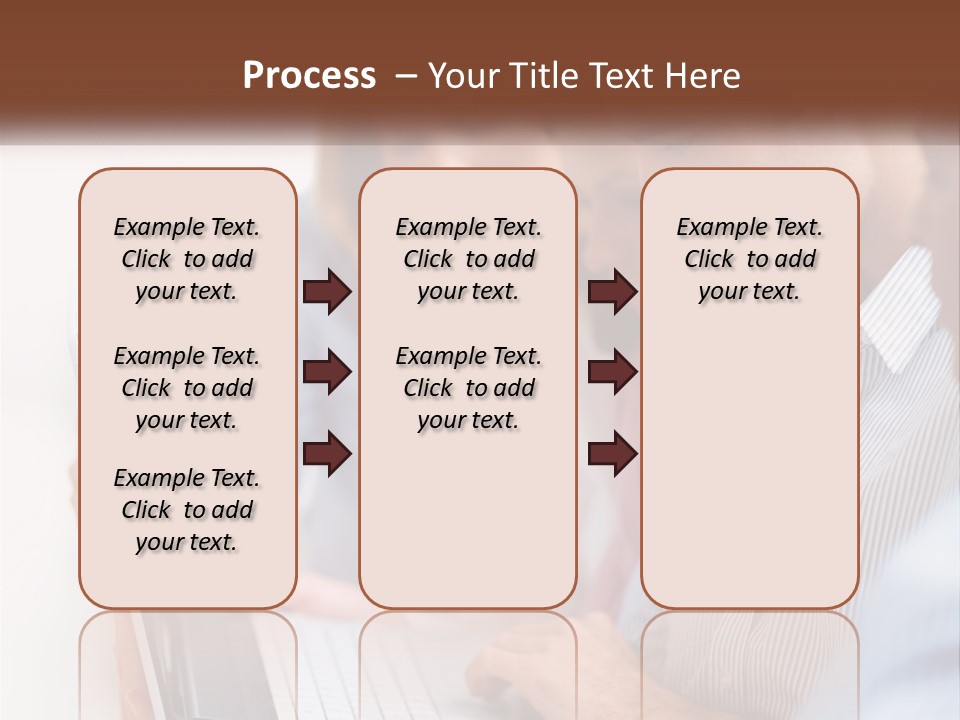 A Group Of People Looking At A Laptop PowerPoint Template