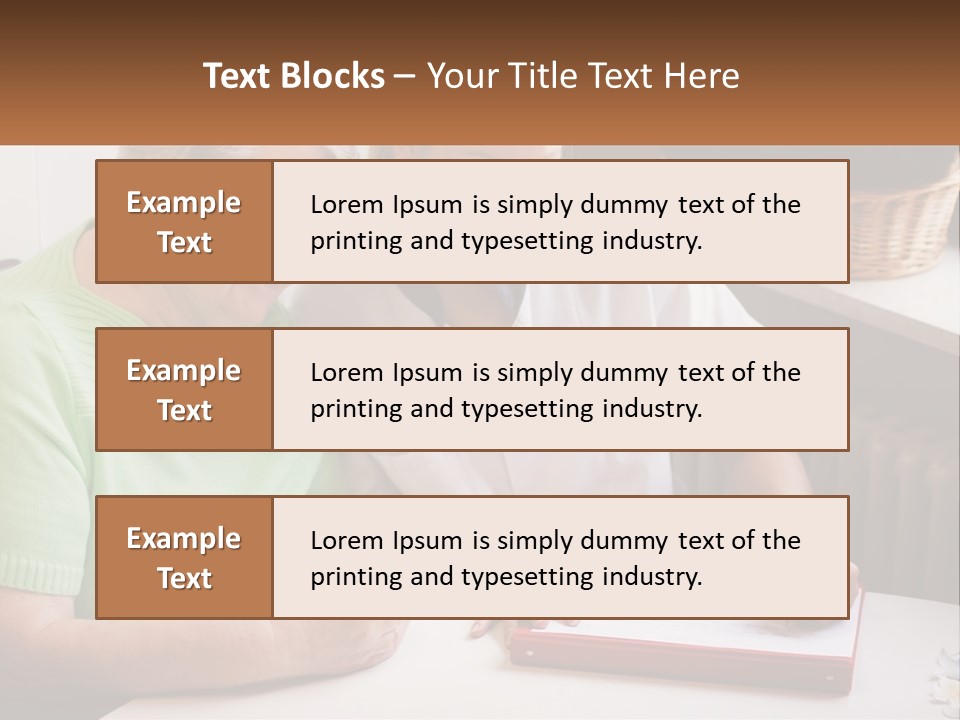 A Woman Sitting Next To A Woman Who Is Writing On A Piece Of Paper PowerPoint Template