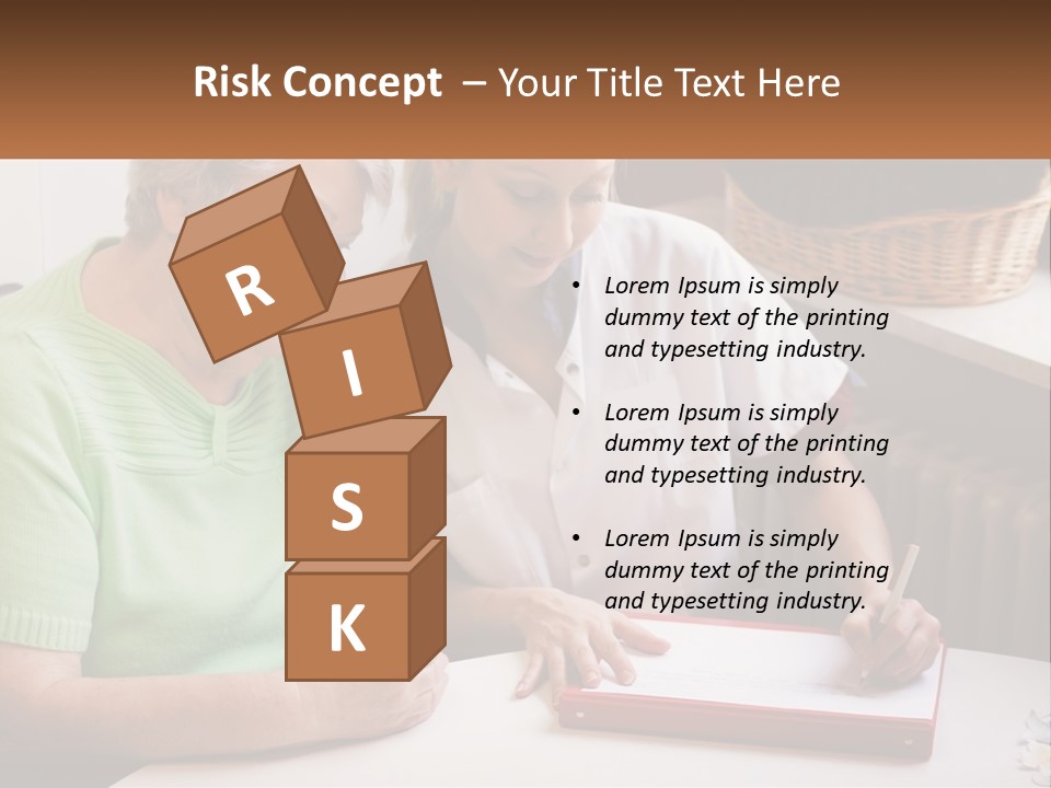 A Woman Sitting Next To A Woman Who Is Writing On A Piece Of Paper PowerPoint Template