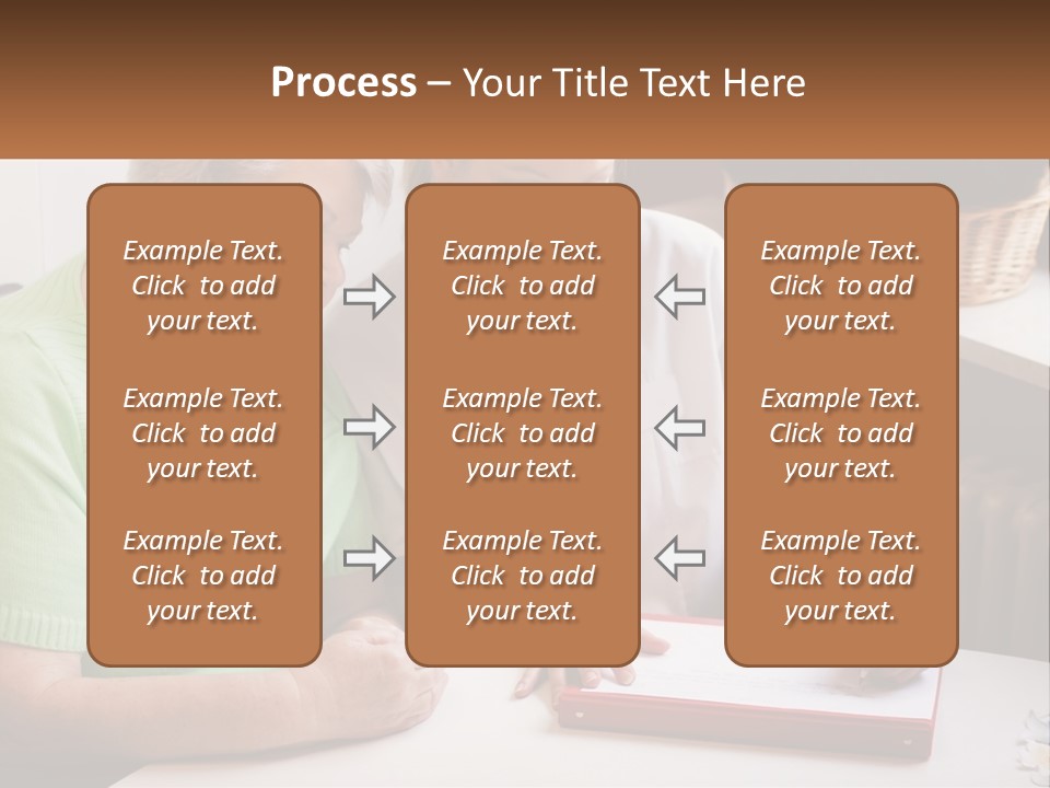 A Woman Sitting Next To A Woman Who Is Writing On A Piece Of Paper PowerPoint Template