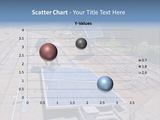 A Man Working On A Roof With Solar Panels PowerPoint Template