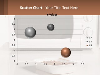 A White Microwave Oven Sitting On Top Of A Counter PowerPoint Template