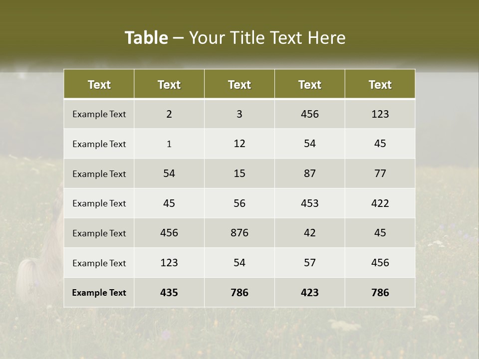 Two Dogs Are Standing In A Field Of Grass PowerPoint Template
