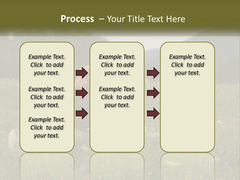 Two Dogs Are Standing In A Field Of Grass PowerPoint Template