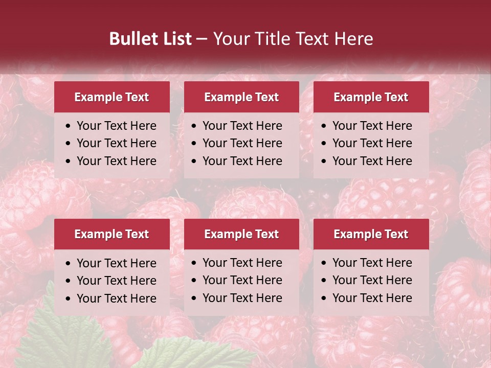 Raspberry PowerPoint Template