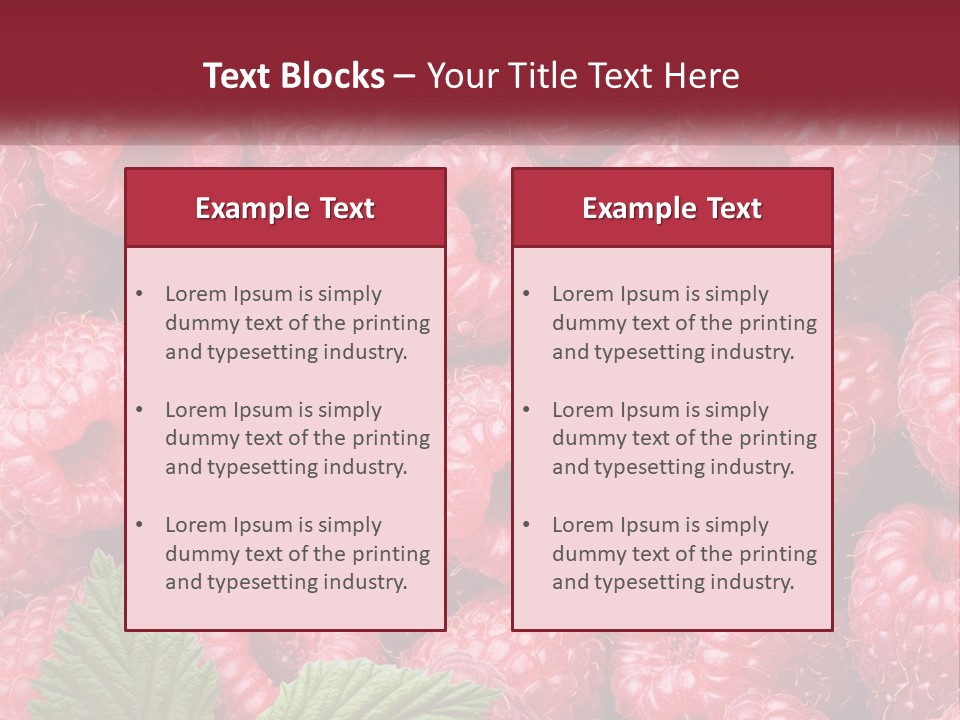 Raspberry PowerPoint Template