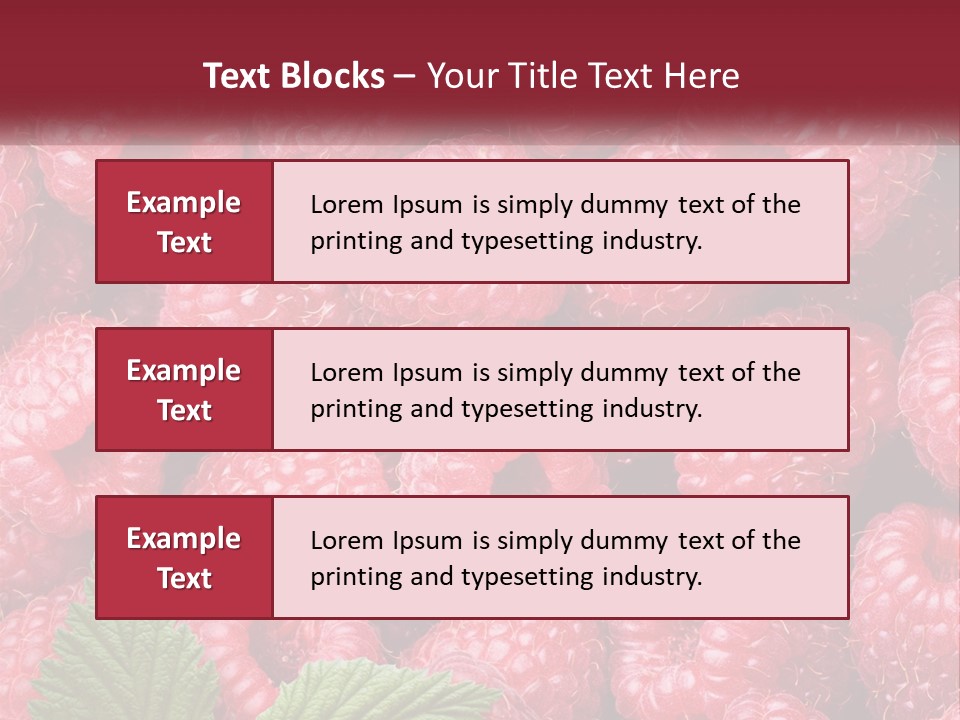 Raspberry PowerPoint Template