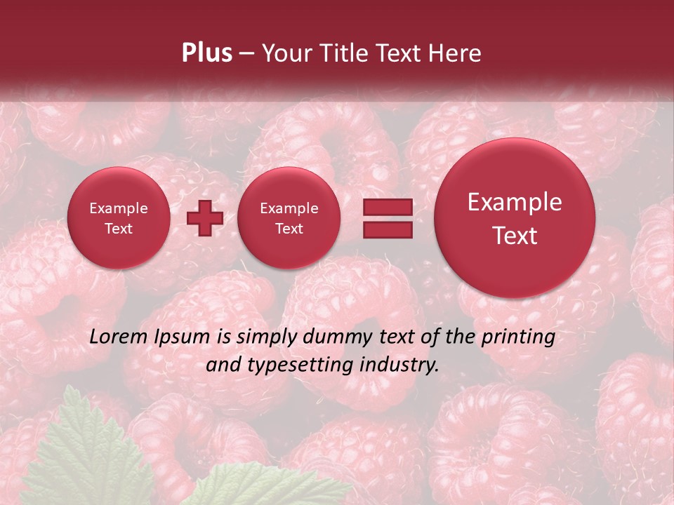 Raspberry PowerPoint Template