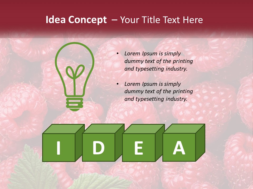 Raspberry PowerPoint Template