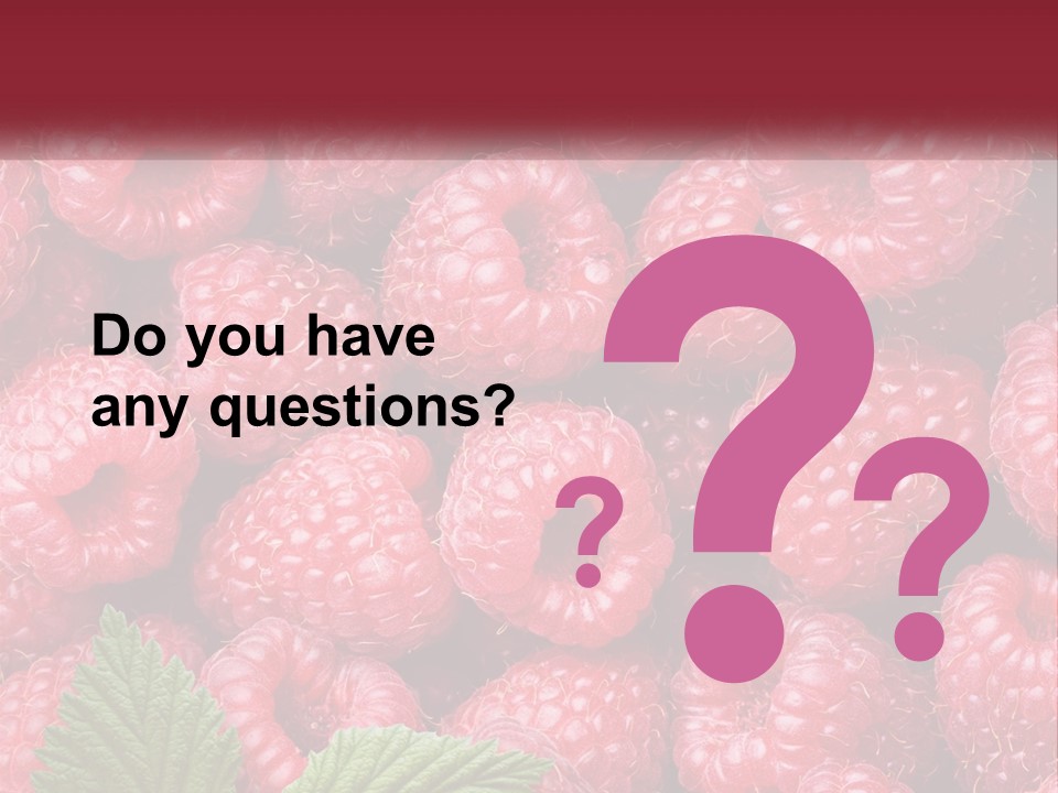 Raspberry PowerPoint Template