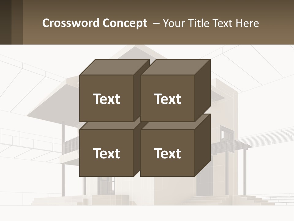 A House Is Shown With A Sign In Front Of It PowerPoint Template