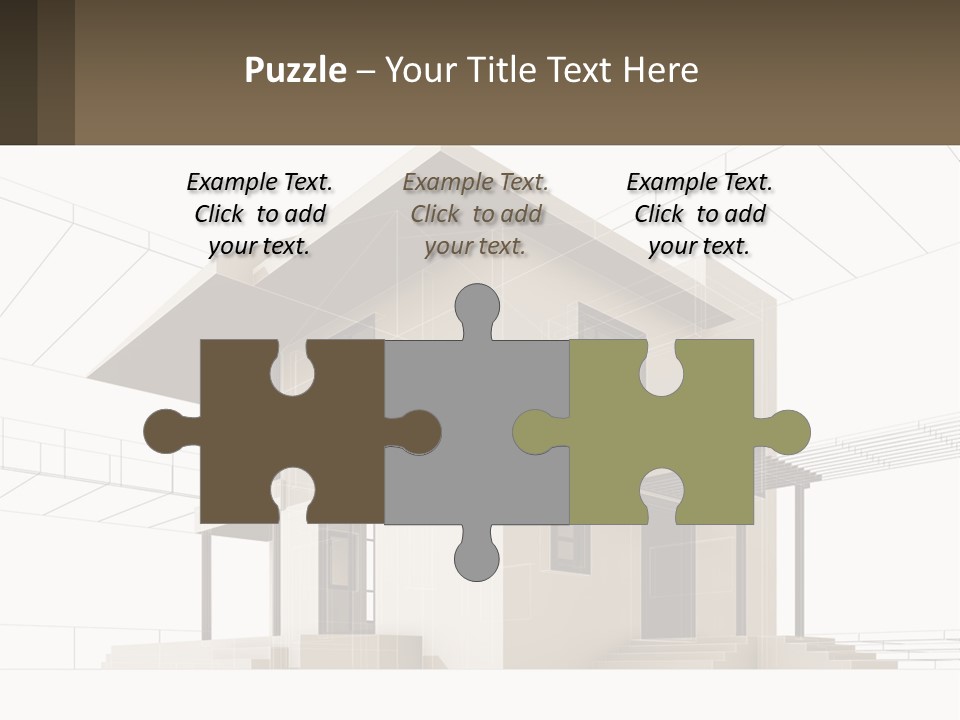 A House Is Shown With A Sign In Front Of It PowerPoint Template