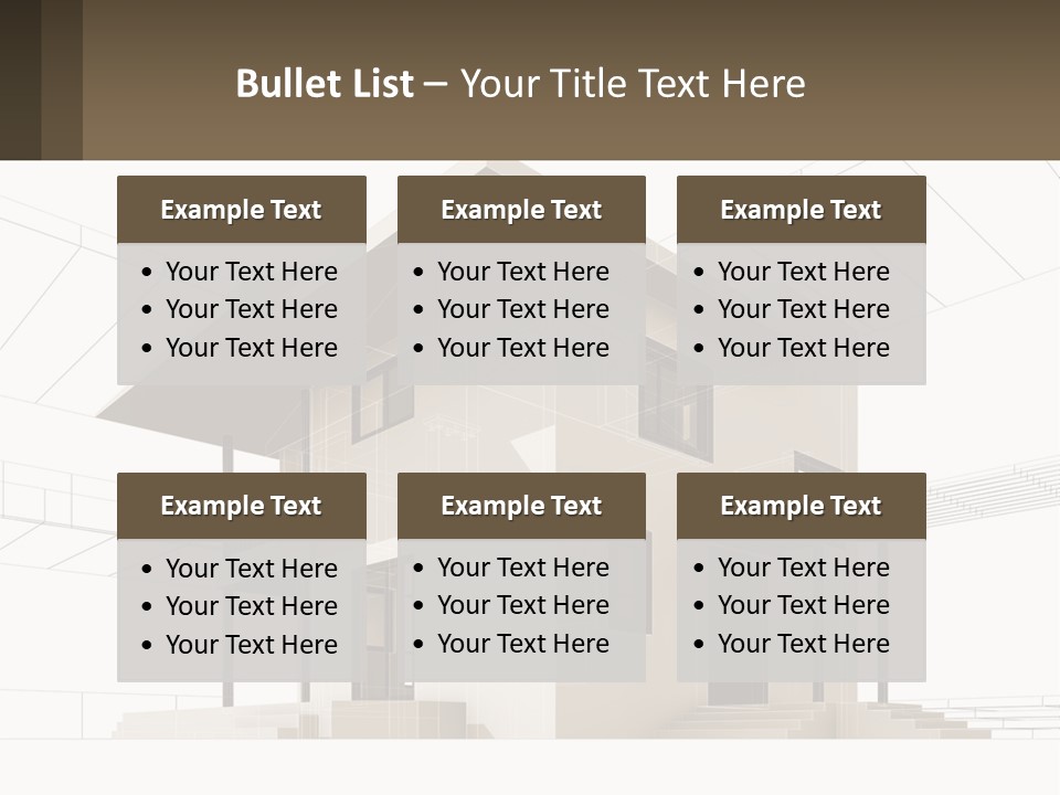 A House Is Shown With A Sign In Front Of It PowerPoint Template