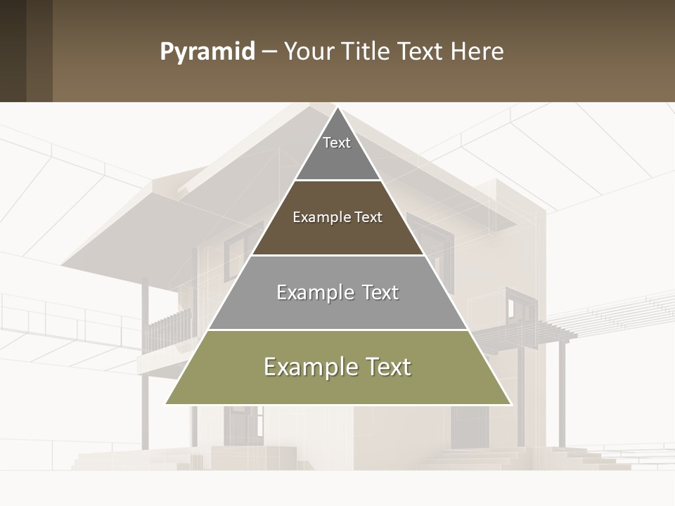 A House Is Shown With A Sign In Front Of It PowerPoint Template