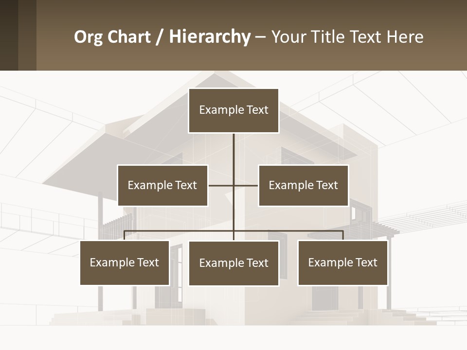 A House Is Shown With A Sign In Front Of It PowerPoint Template