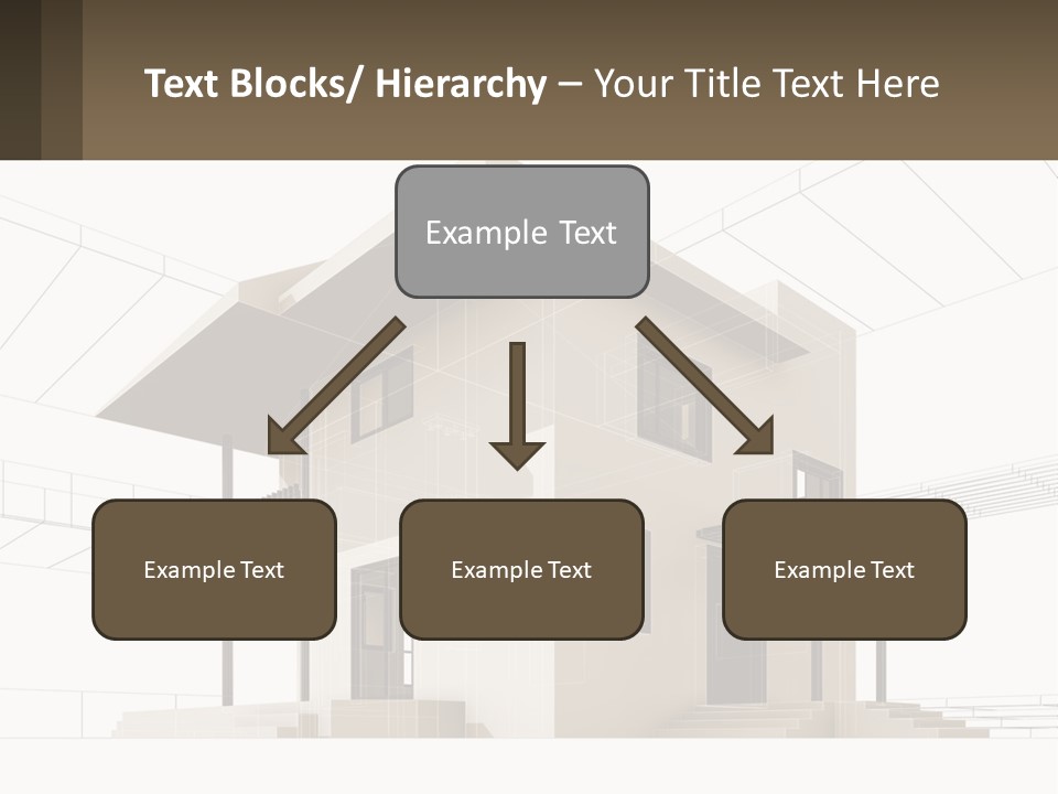 A House Is Shown With A Sign In Front Of It PowerPoint Template