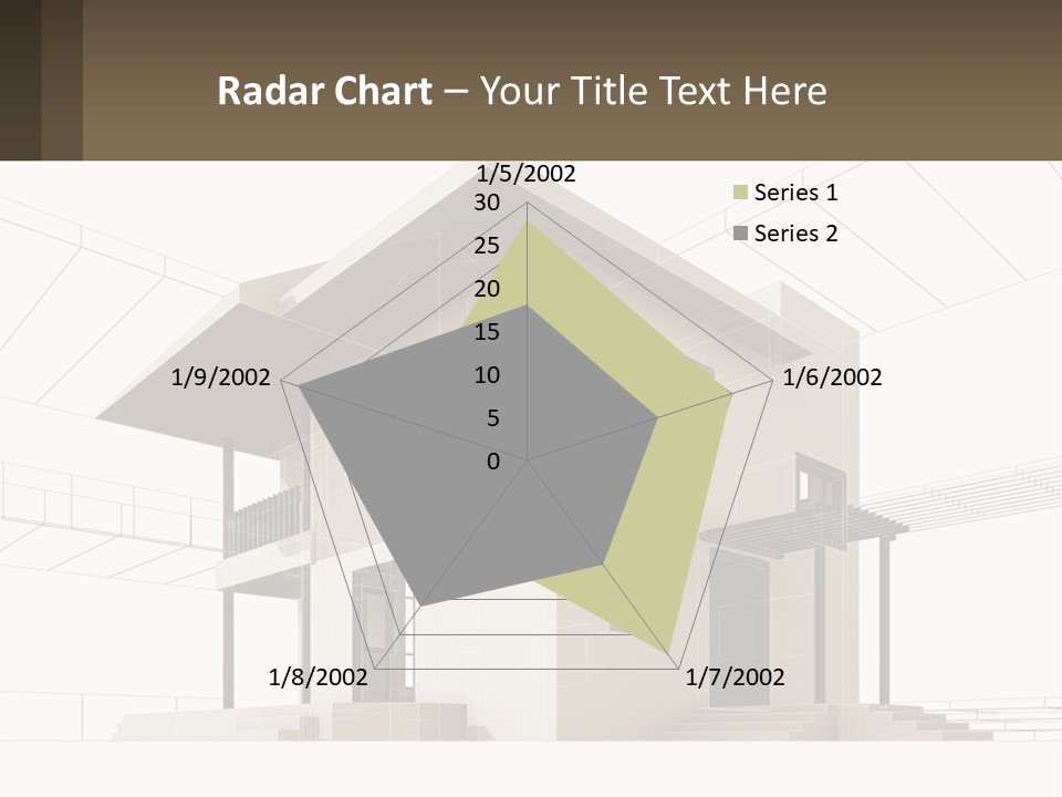 A House Is Shown With A Sign In Front Of It PowerPoint Template