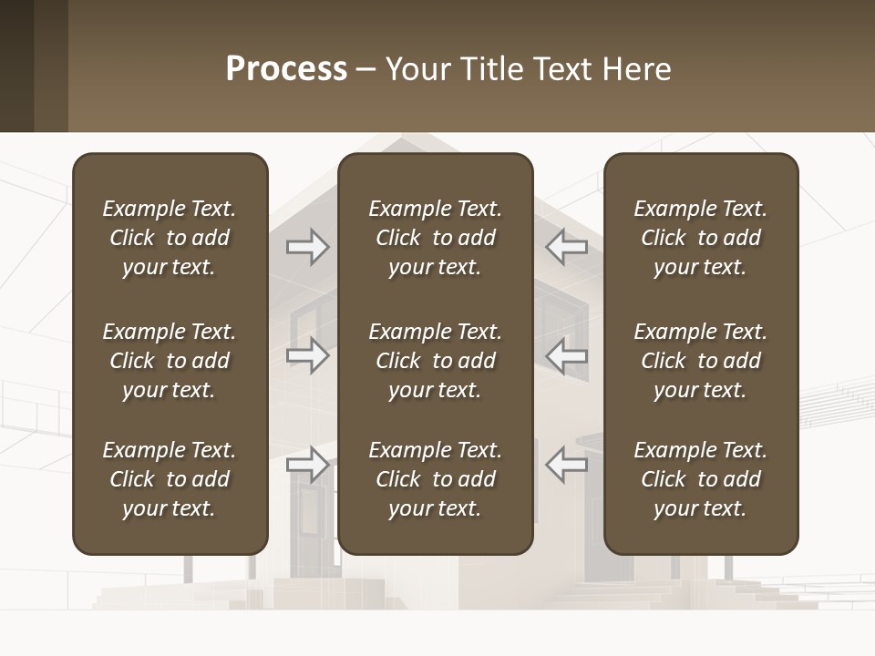 A House Is Shown With A Sign In Front Of It PowerPoint Template