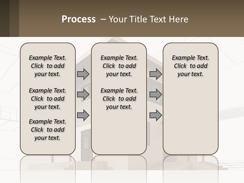 A House Is Shown With A Sign In Front Of It PowerPoint Template