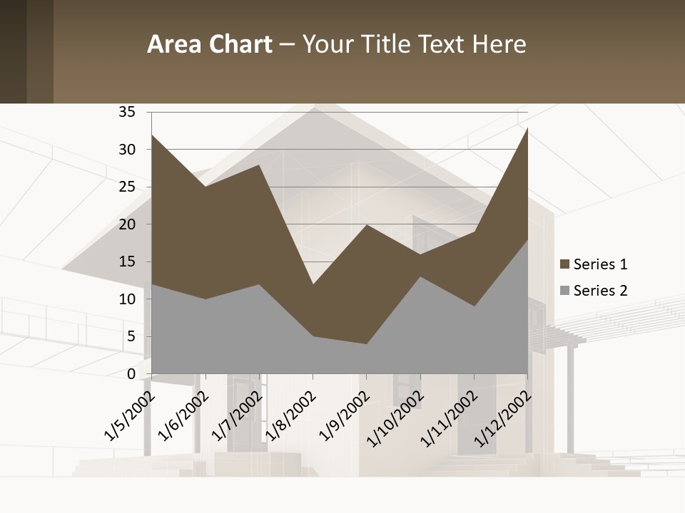 A House Is Shown With A Sign In Front Of It PowerPoint Template